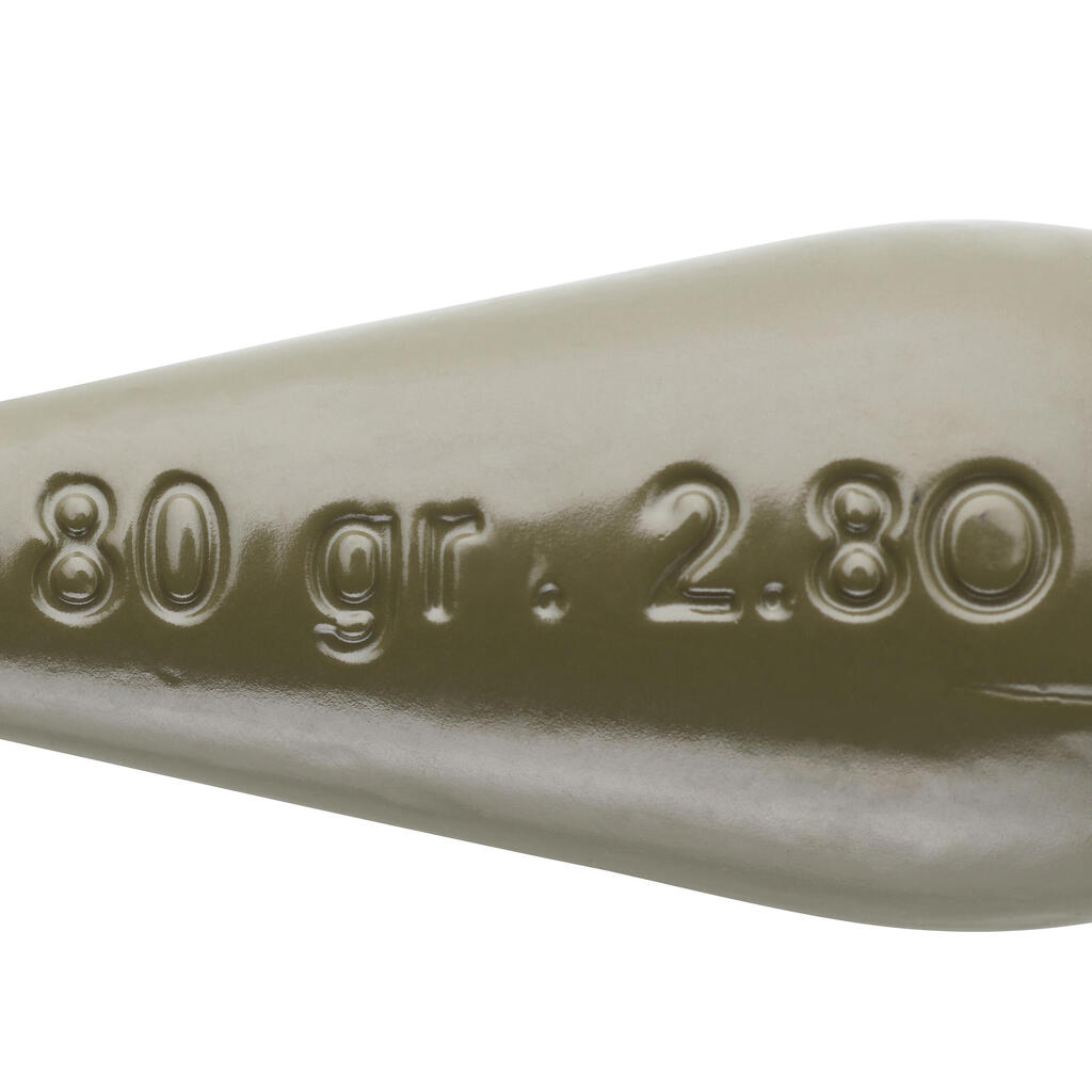Olova za daljinu za ribolov šarana 60 g (5 komada)
