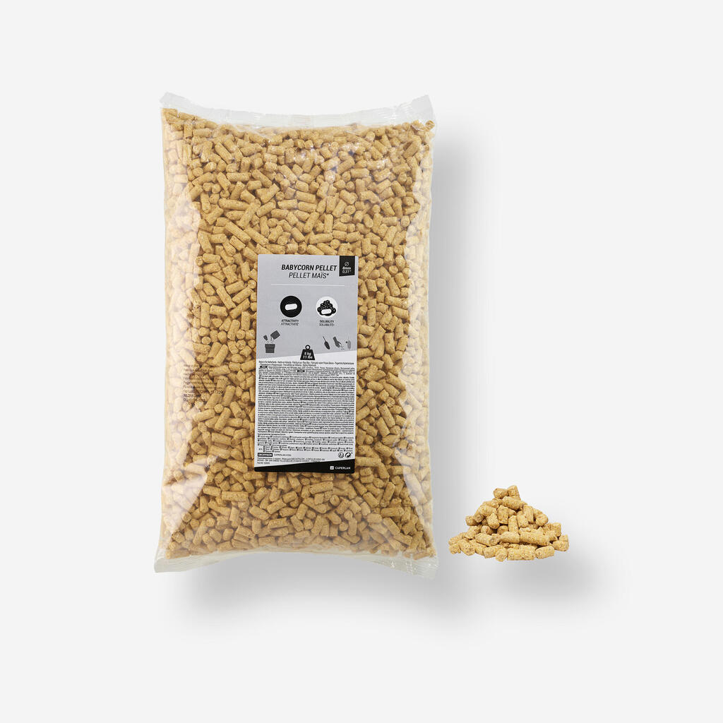 Karpu makšķerēšanas granulas “Baby Corn”, 8 mm, 5 kg