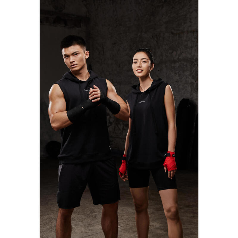 Camisetas de boxeo sin mangas unisex Outshock negro