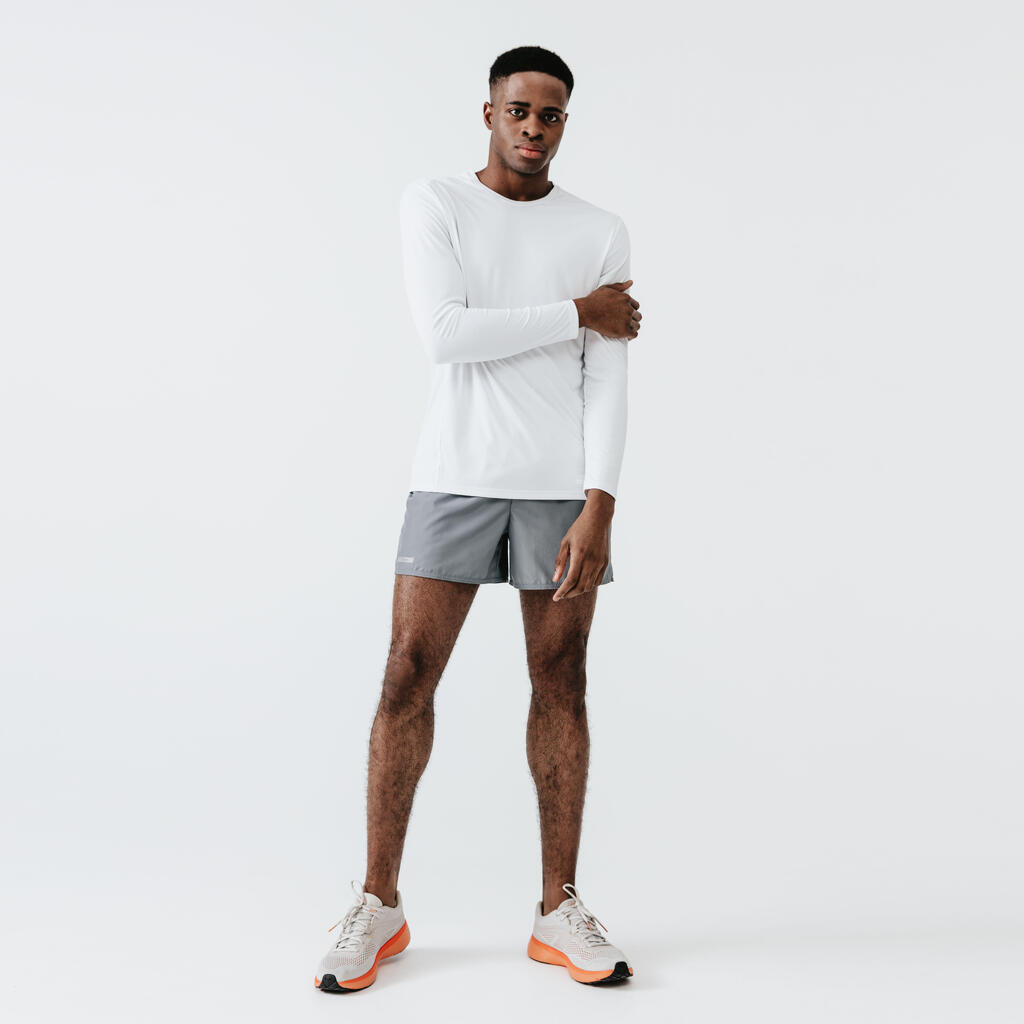 Vyriški bėgimo marškinėliai ilgomis rankovėmis, saugantys nuo UV spindulių