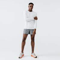T-shirt running manches longues respirant homme - Sun Protect blanc