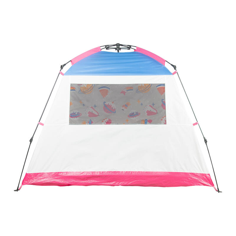 POP UP CAMPING EASY SHELTER FRESH 4 PEOPLE PINK