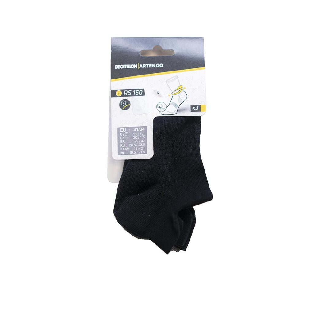 Tennissocken kinder 3er-pack - rs 160 low weisse motive 