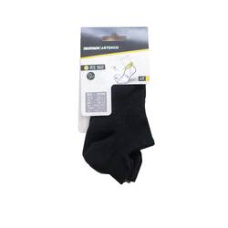 Kids' Low-Cut Tennis Socks Tri-Pack RS 160 - Black/Black/Grey