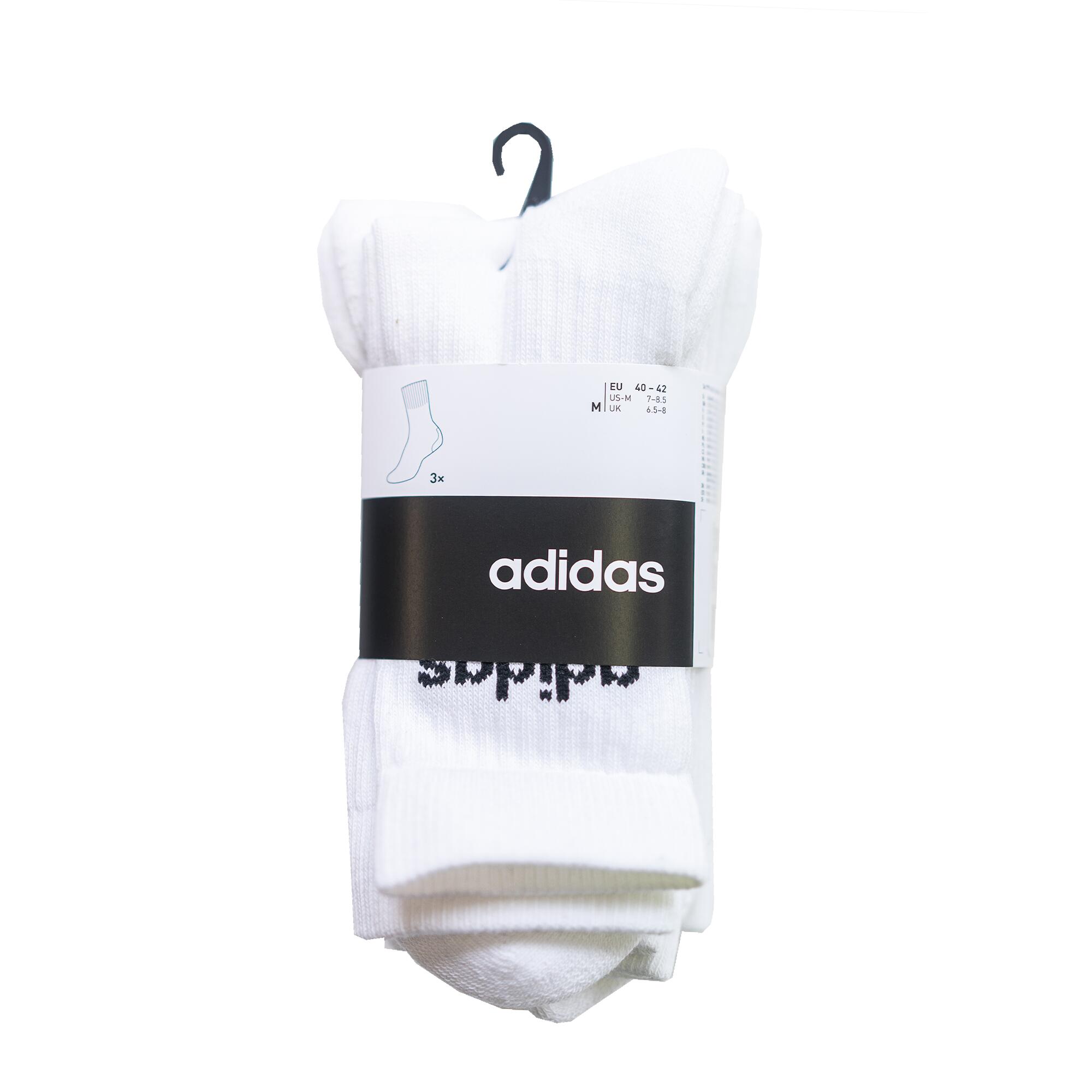 High Sports Socks Tri-Pack - White 4/4