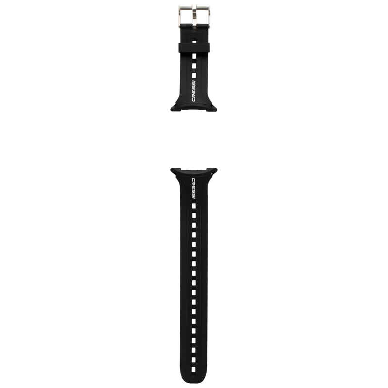 Black wristband for LEONARDO diving computer