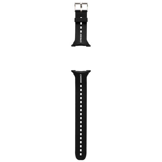 Black wristband for LEONARDO diving computer