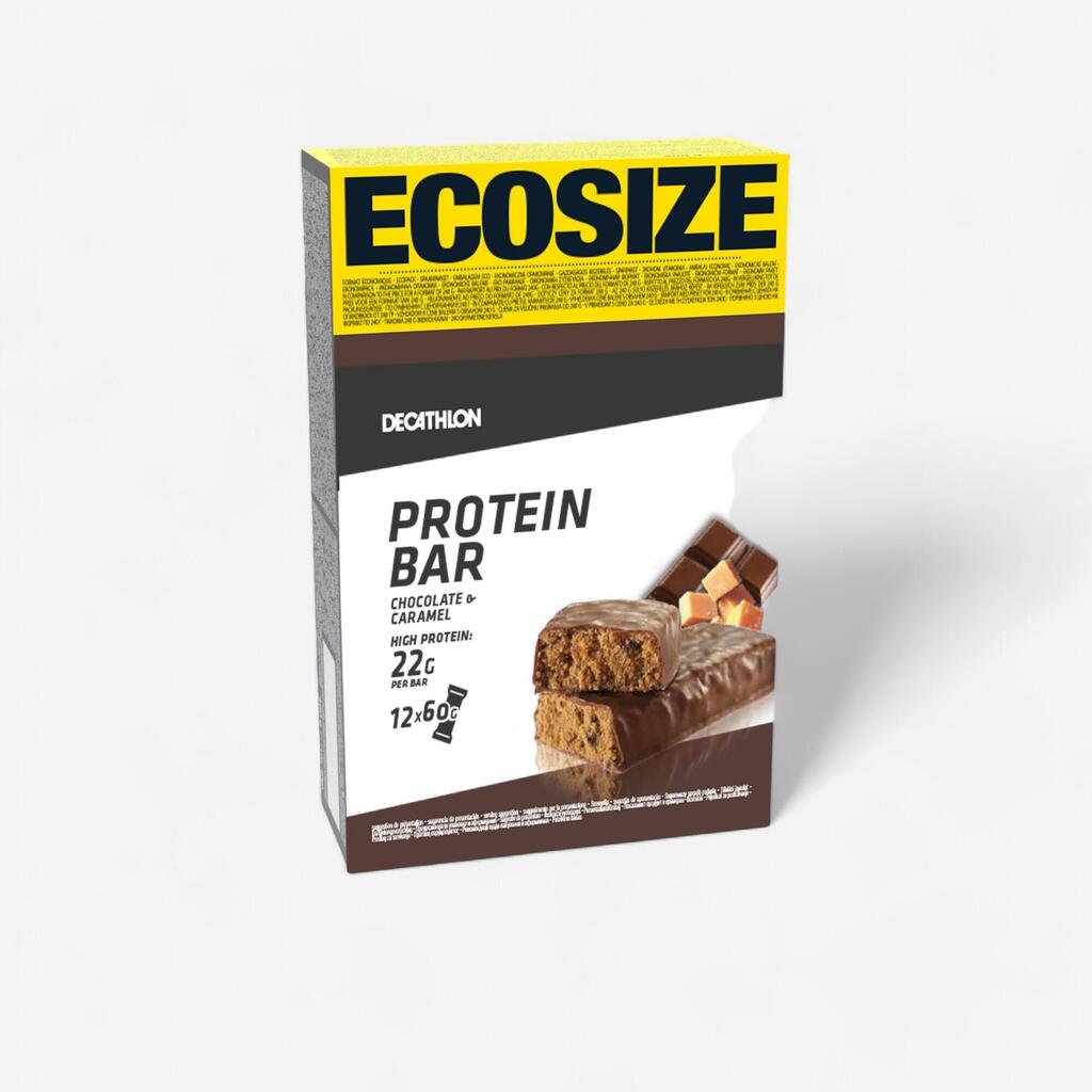 Protein bar chocolate caramel ecosize 12-pack