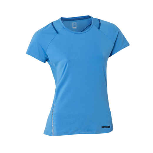 
      RUN DRY + WOMEN'S RUNNING T-SHIRT - BLUE
  