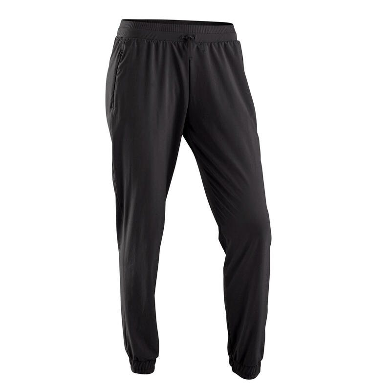 Pantalón running transpirable Mujer Dry negro