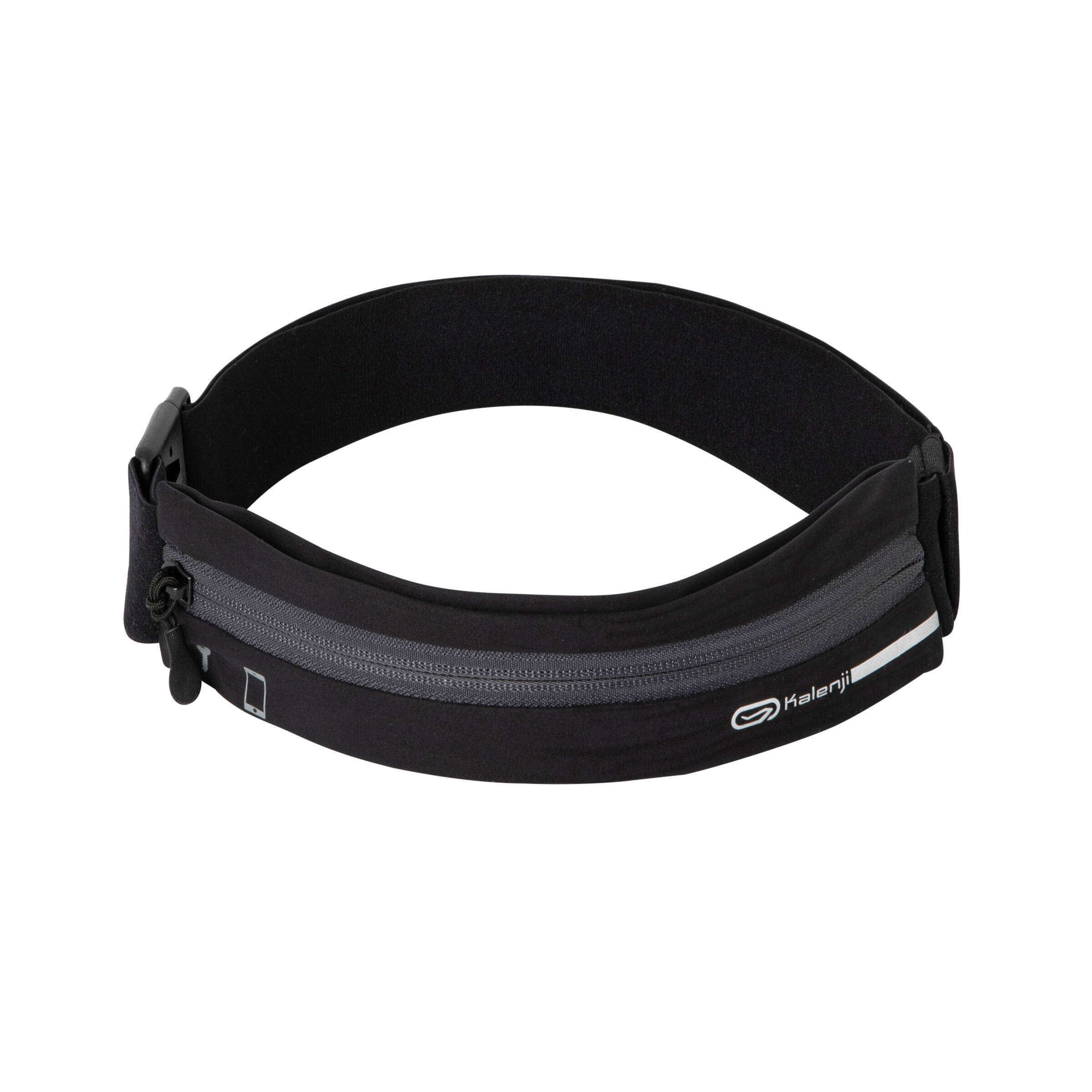 ADJUSTABLE RUNNING BELT FOR PHONE - BLACK -  2