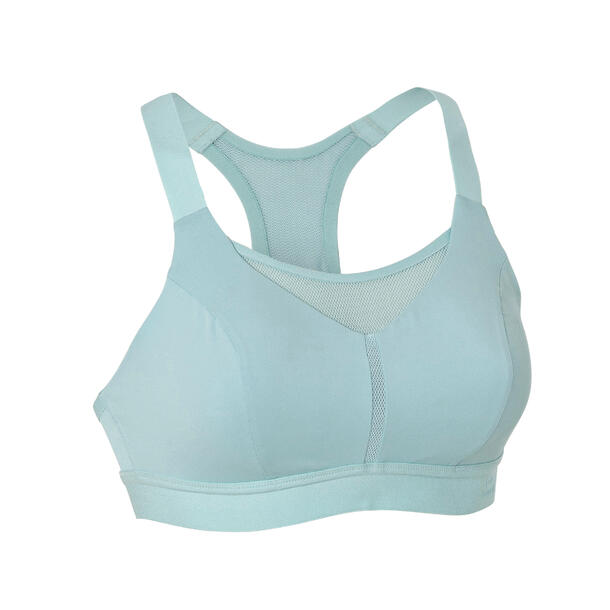 High Support Racer Back Sports Bra - Light Blue