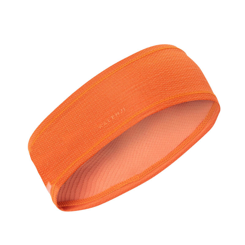 Men Women's KIPRUN running headband - spicey orange