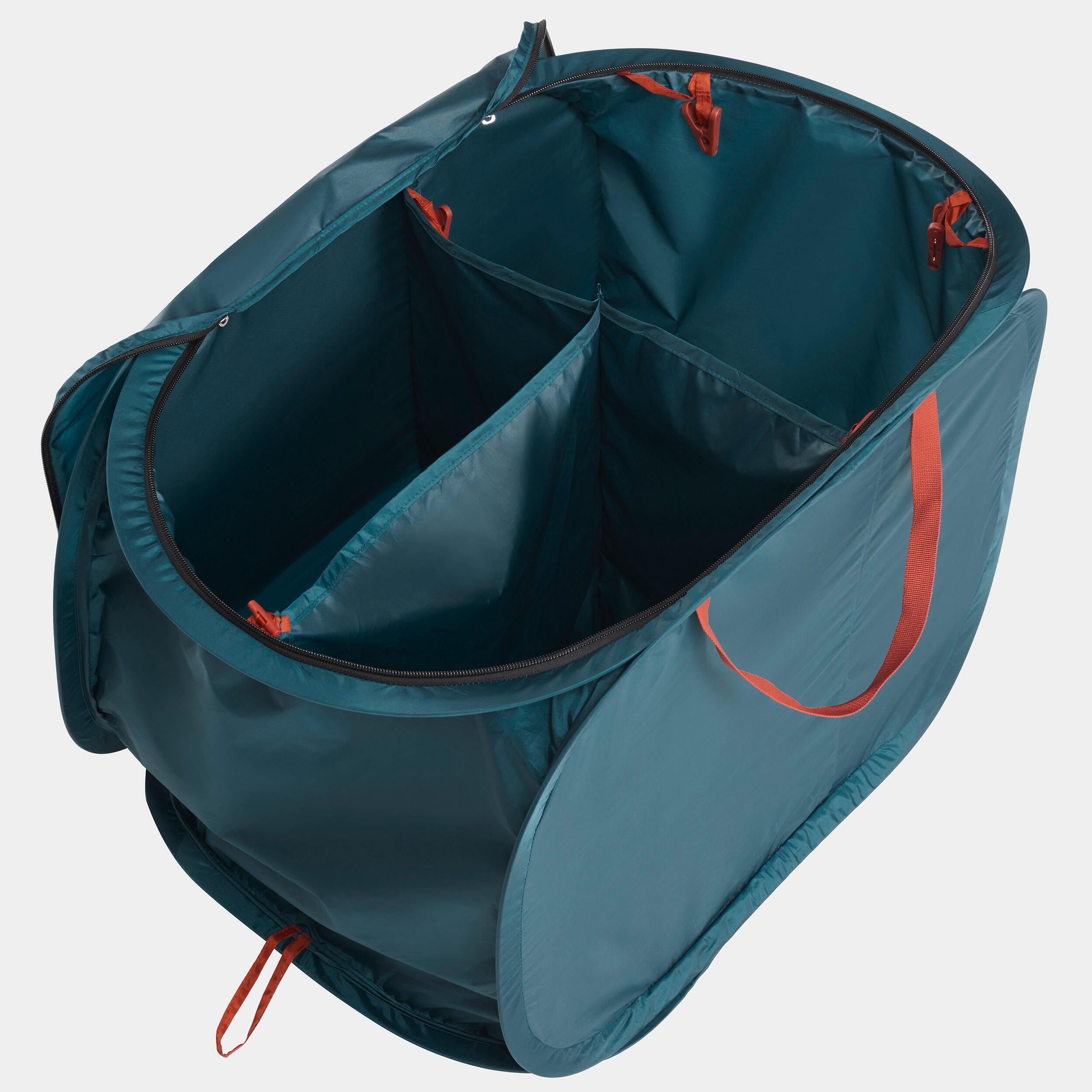 POUBELLE DE TRI DE CAMPING - 3 COMPARTIMENTS - 80 LITRES 2/5