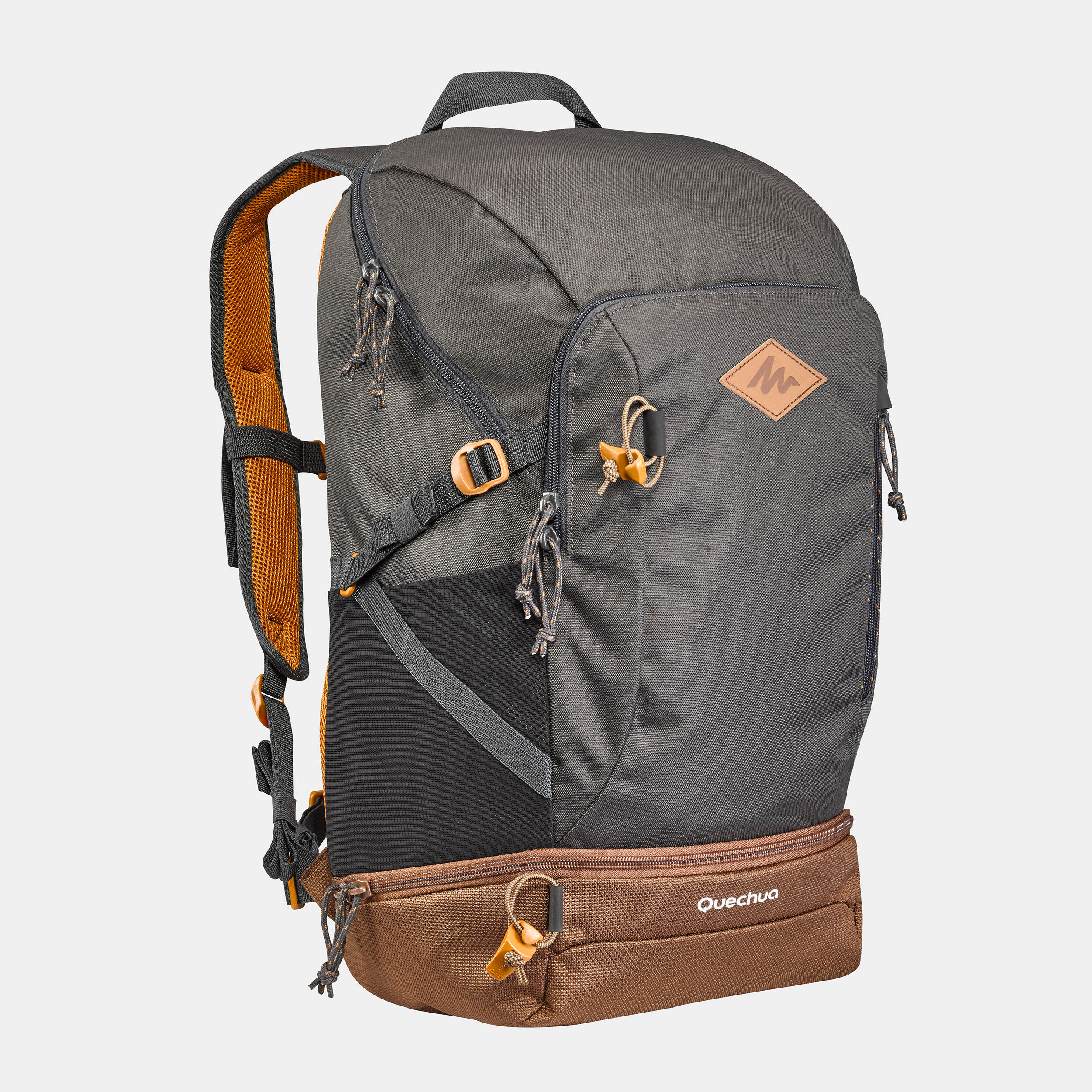 Maleta de montaña y trekking, Quechua NH500 30L Gris oscuro - Decathlon