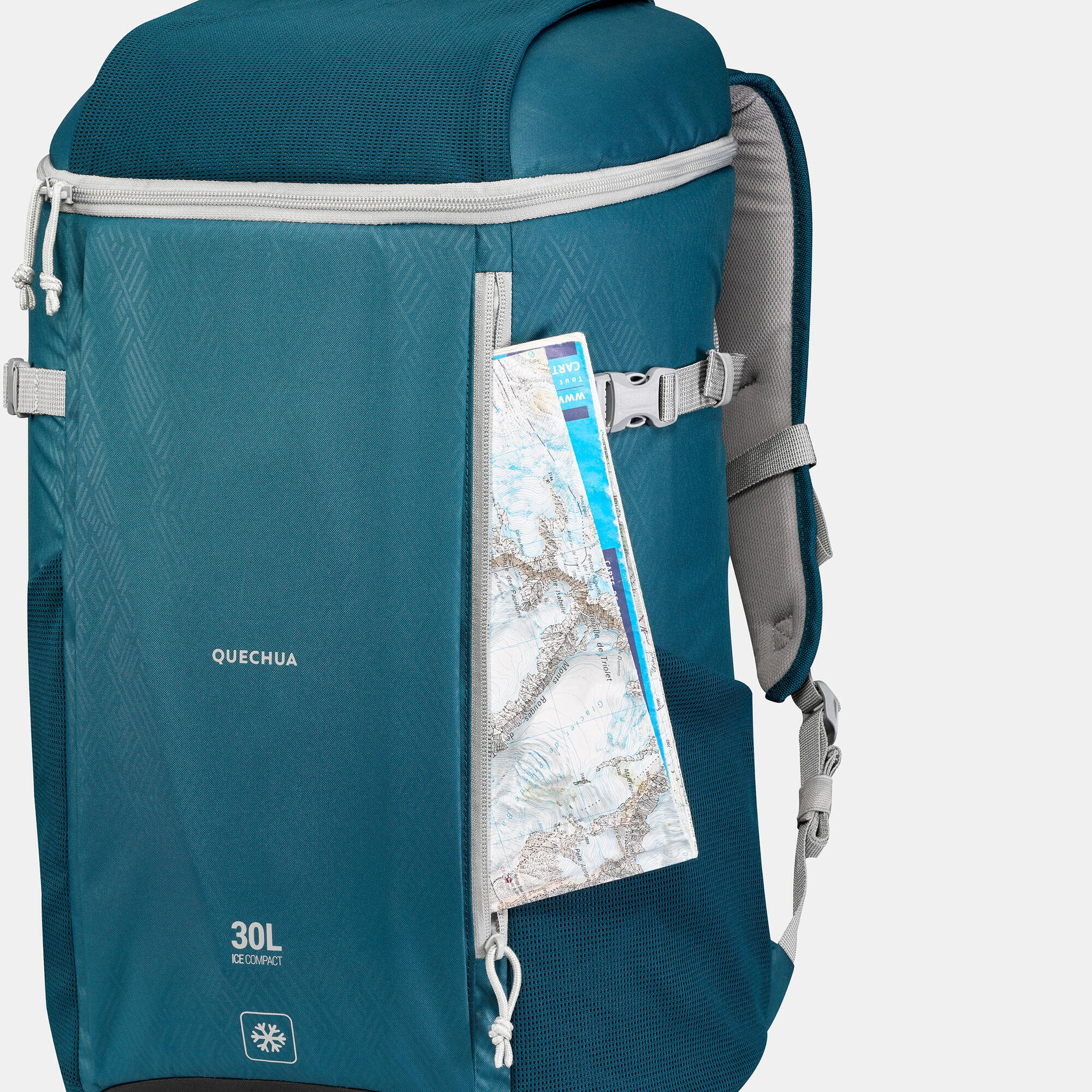 QUECHUA Koelrugzak voor wandelen 30 liter Ice Compact 100 Decathlon