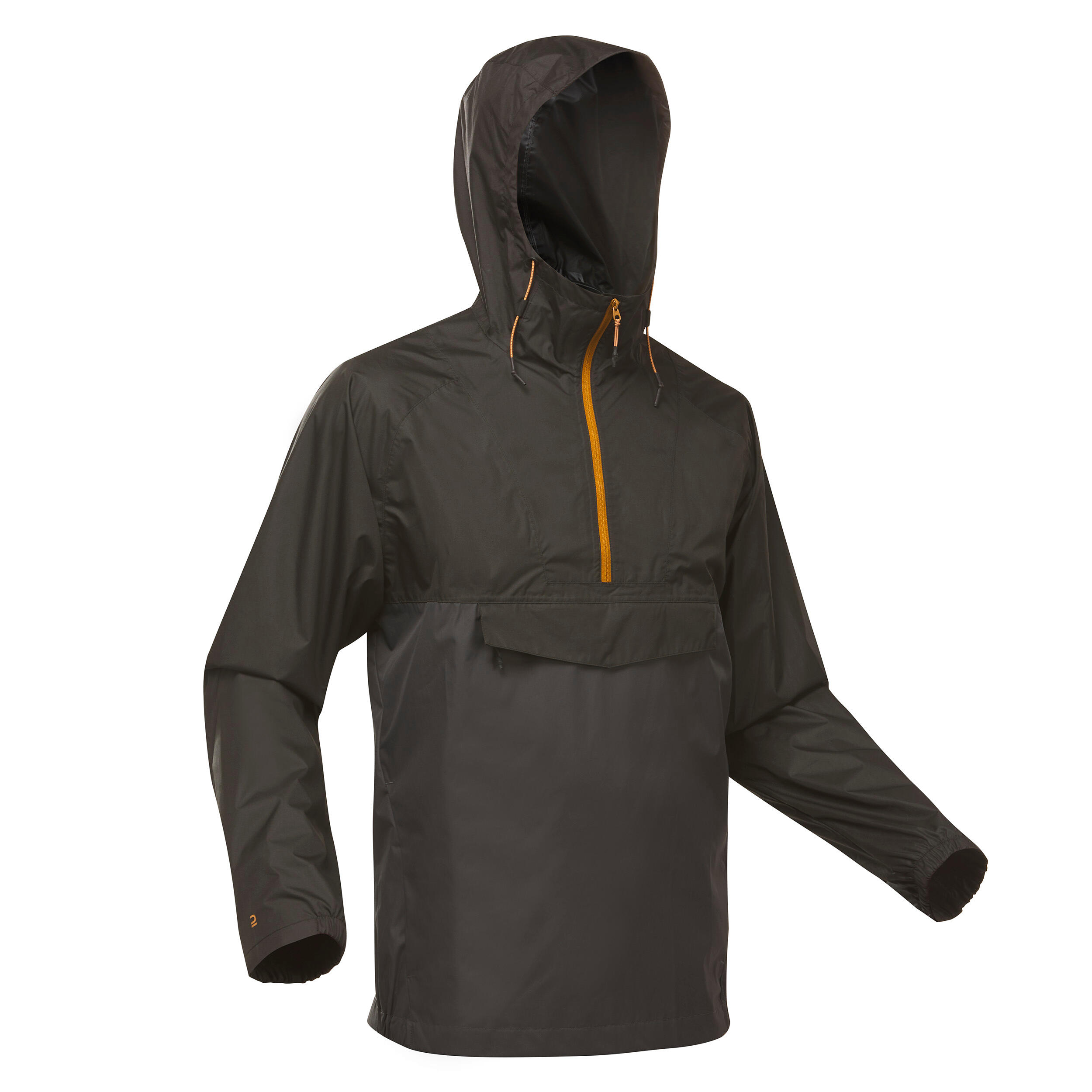 Jachetă Impermeabilă Drumeție în Natură NH150 negru/ gri Bărbați decathlon.ro imagine noua