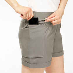 NH500 Regular Women's Country Walking Shorts - Khaki