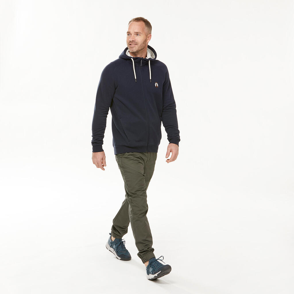 Men’s Hiking Zipped Hooded Sweatshirt - NH150