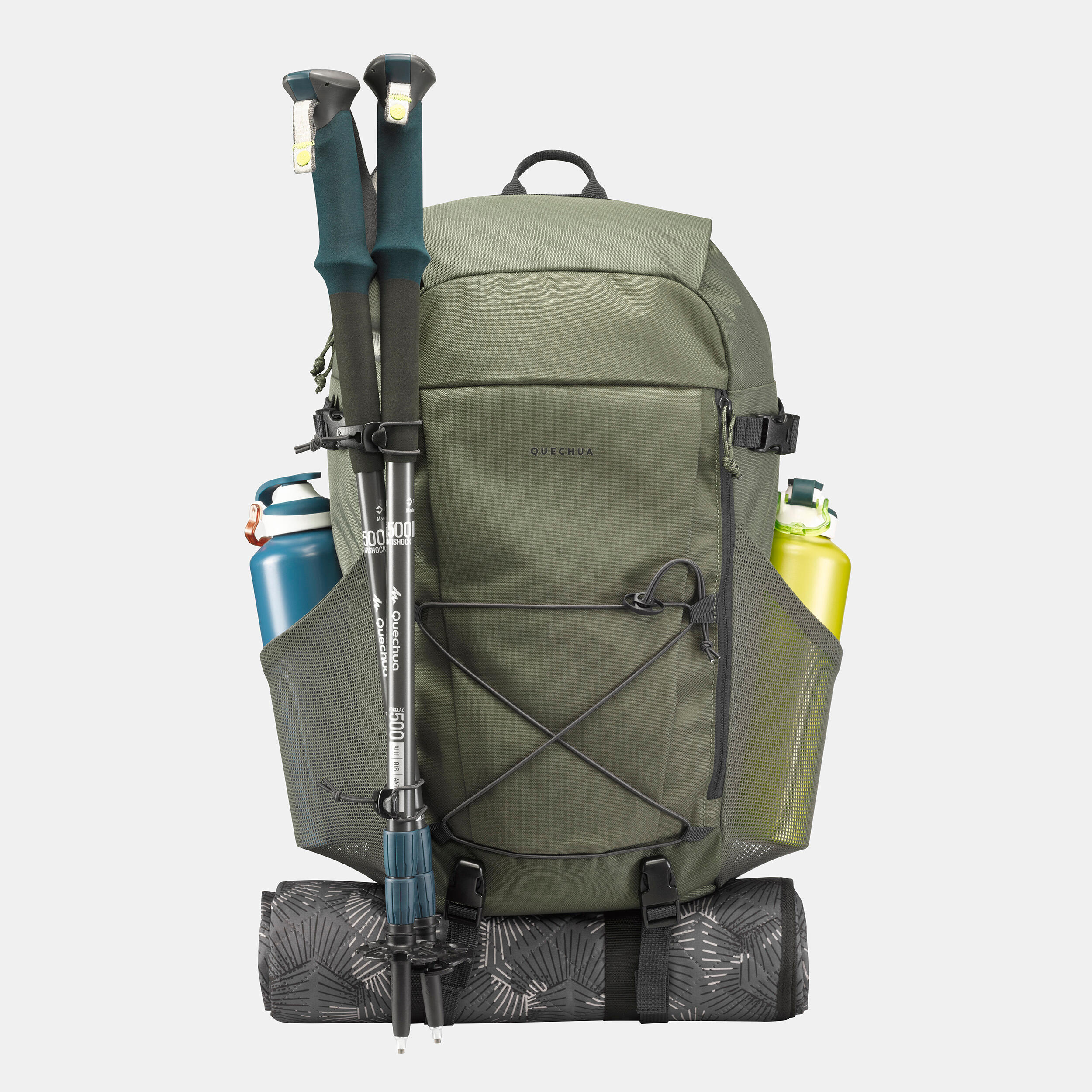 Maleta 30L de senderismo - NH Arpenaz 100 caqui - Decathlon
