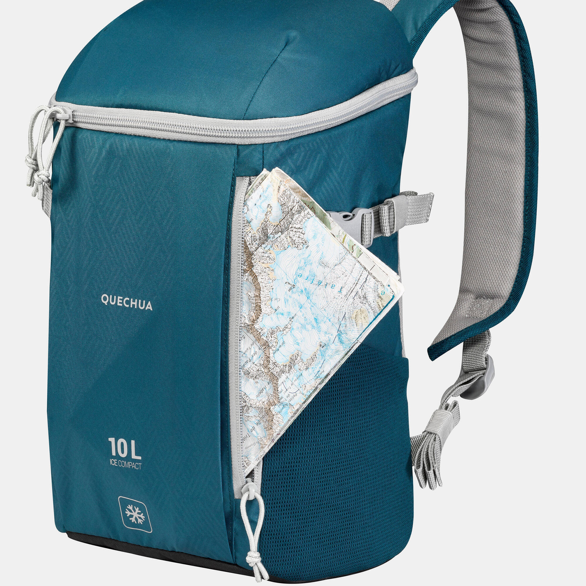 Zaino termico ICE COMPACT 10L azzurro QUECHUA | DECATHLON