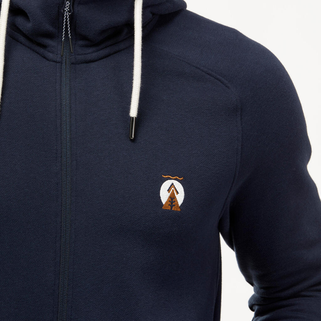 Men’s Hiking Zipped Hooded Sweatshirt - NH150