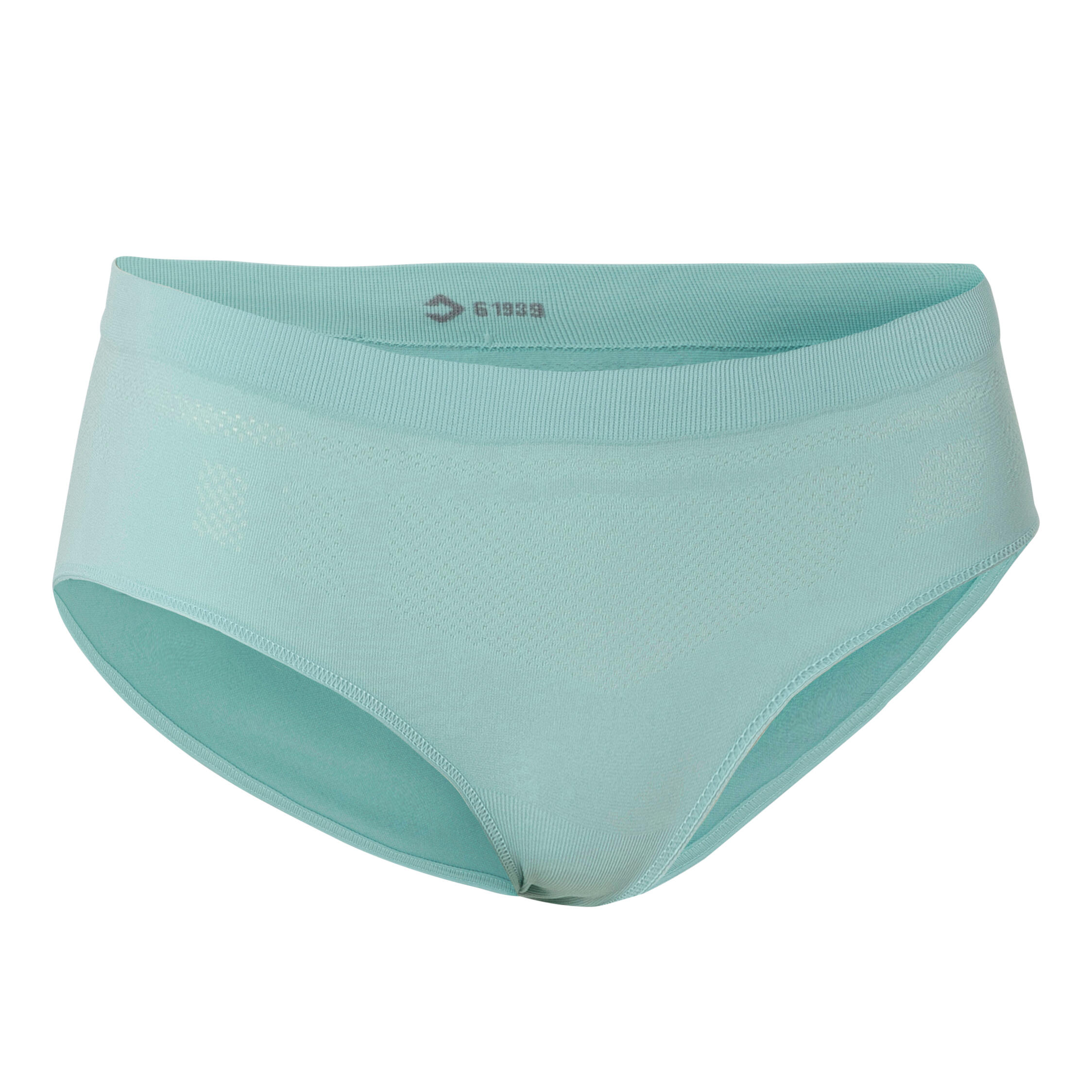 KALENJI Women's Seamless Briefs - Turquoise Blue 