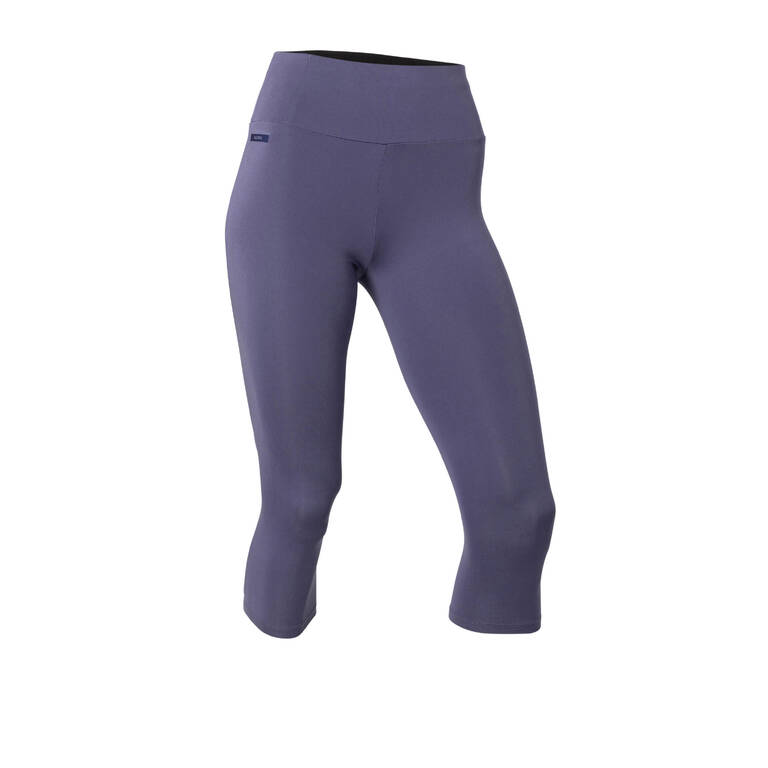 Women's short running leggings Support - purple