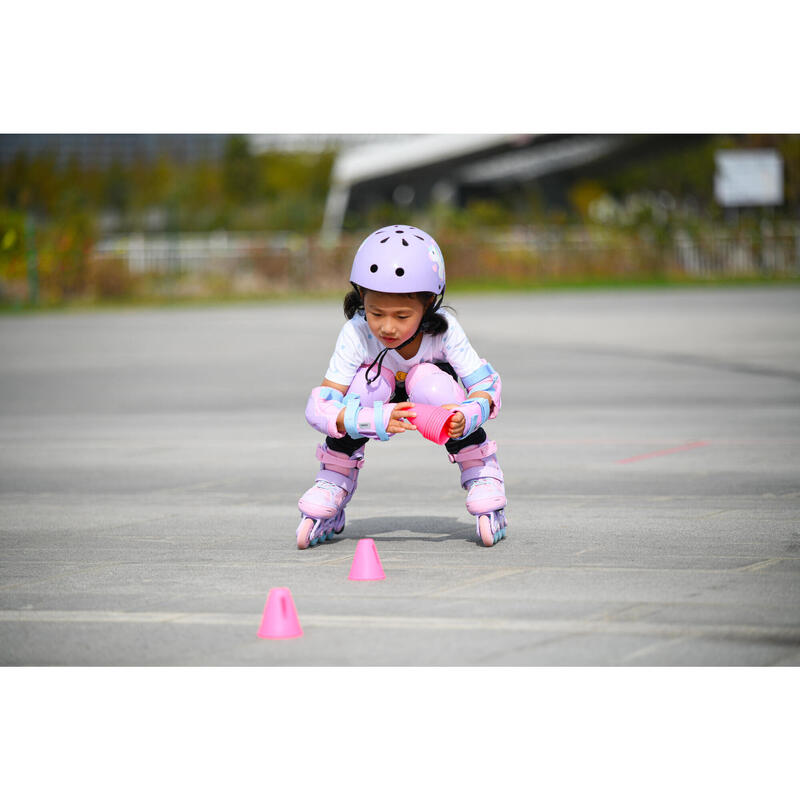 Play 3 Inline Skating Skateboarding Scootering and Cycling Helmet - Light Purple