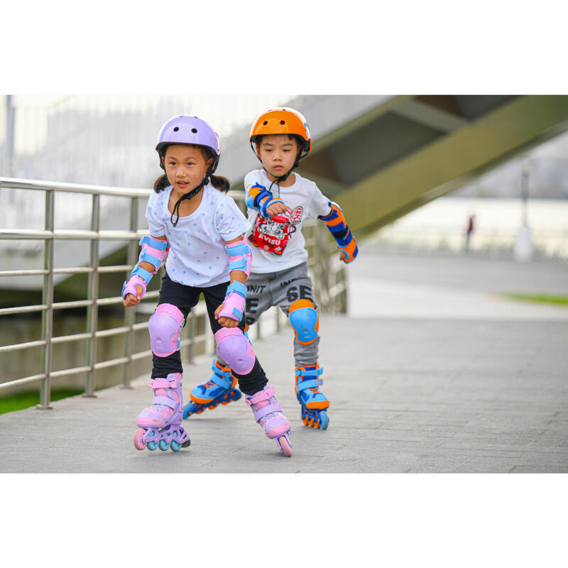 Play 3 Inline Skating Skateboarding Scootering and Cycling Helmet - Light Purple