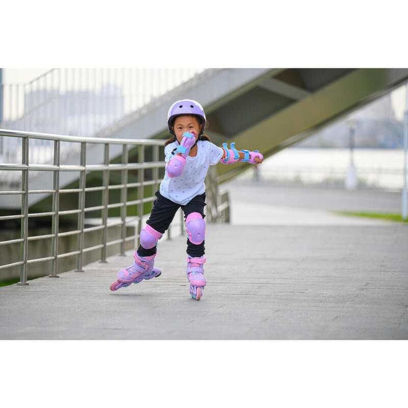 Play 3 Inline Skating Skateboarding Scootering and Cycling Helmet - Light Purple