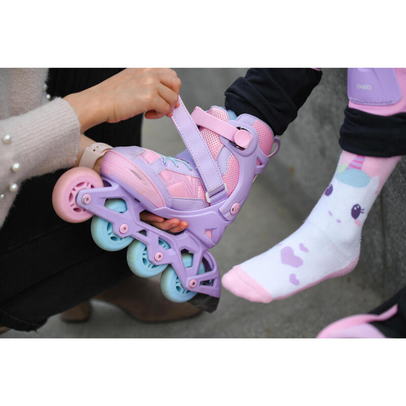 女童直排輪專用襪