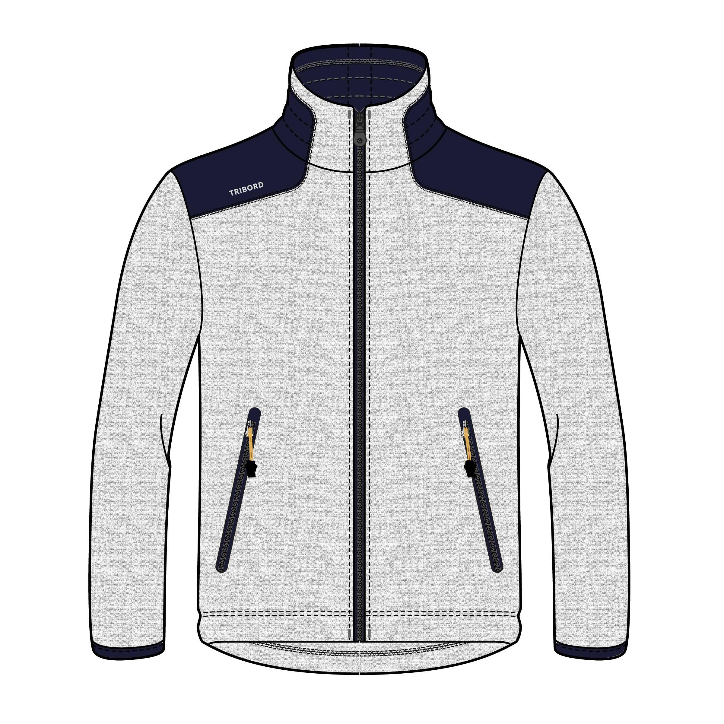 Chaqueta polar Hombre perlante gris perla 10/10