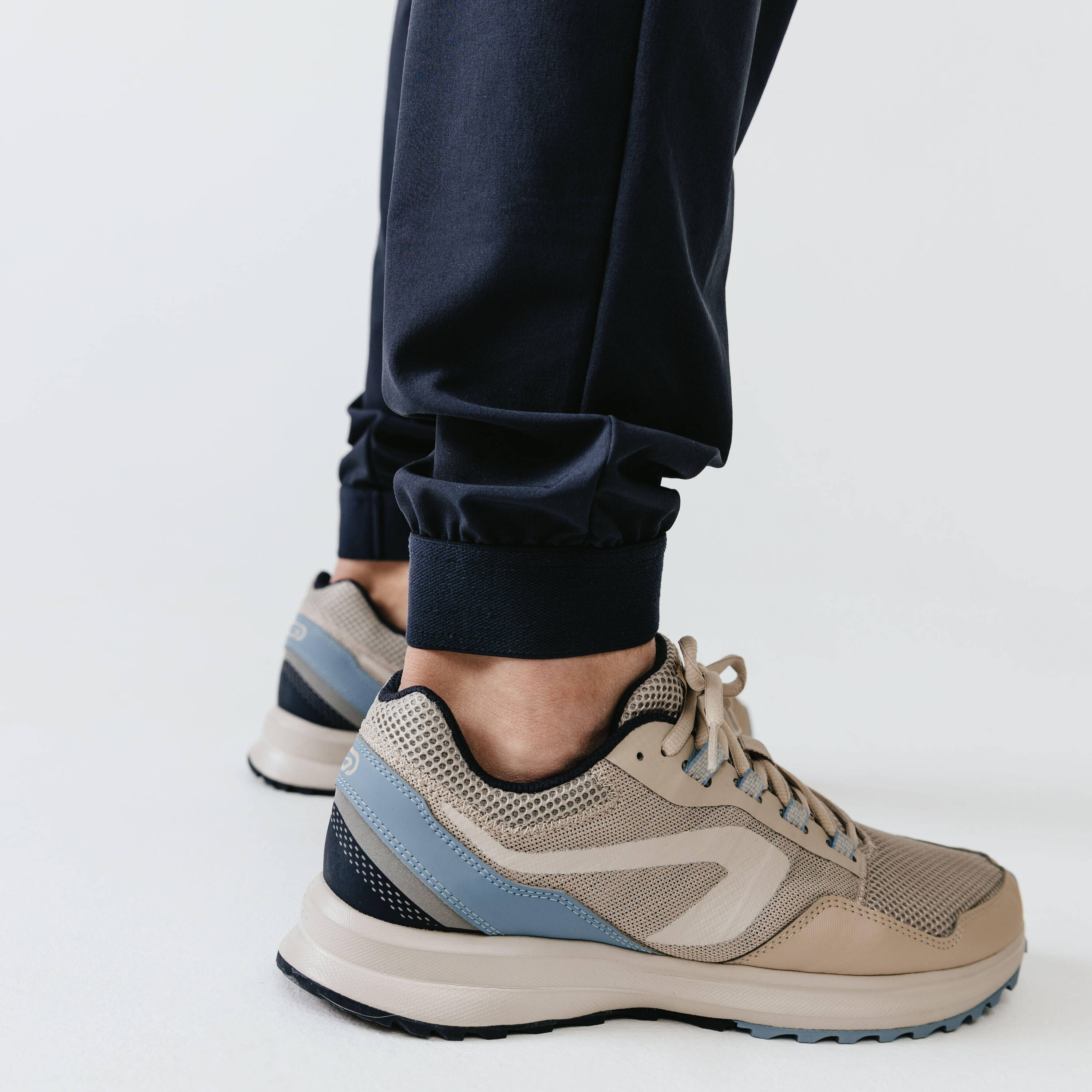 Men Running Trackpants, Quick Dry, Moisture Wicking with Zippered Pocket - Blue -  3