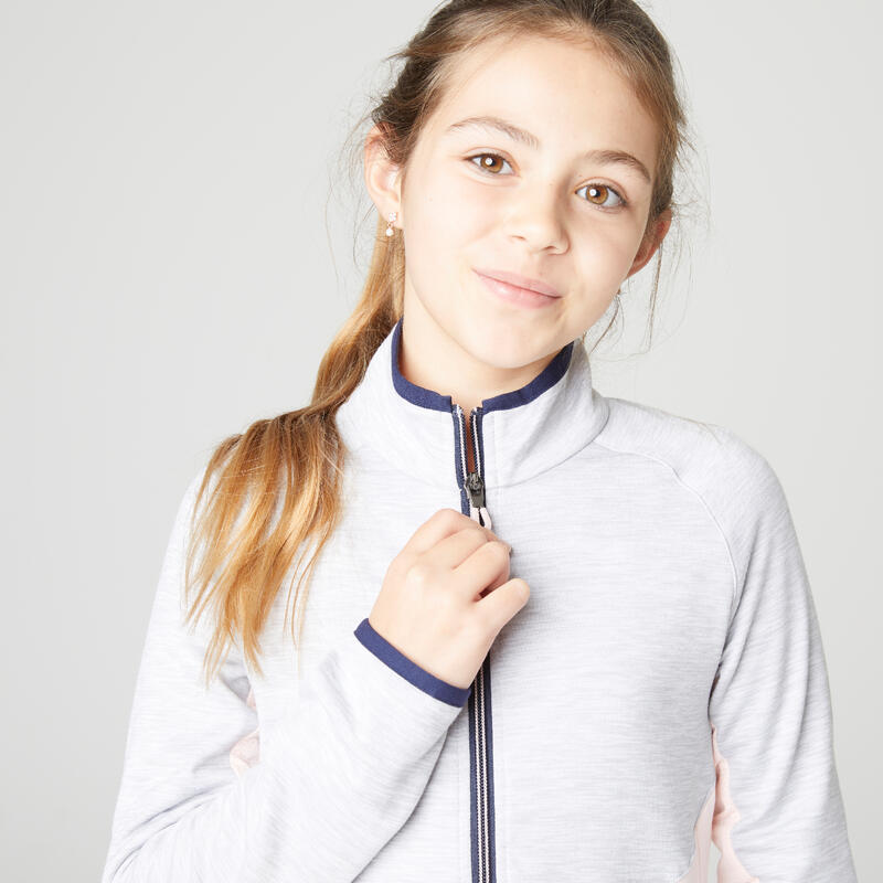 Survêtement enfant respirant - S500 gris et rose