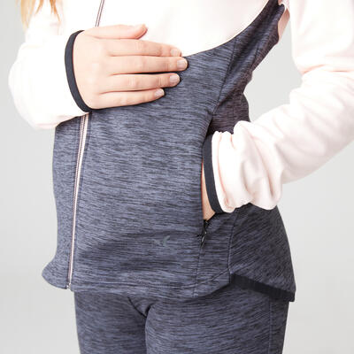 Survêtement S500 rose et gris foncé enfant
