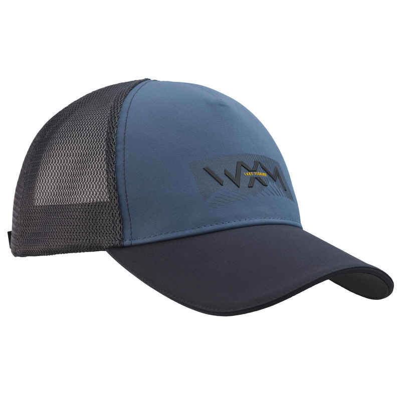 Waterproof fishing cap FC 900 WXM - grey/blue
