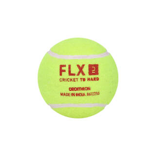 Cricket Tennis Ball Hard TB Sturdy & Responsive Lime Red