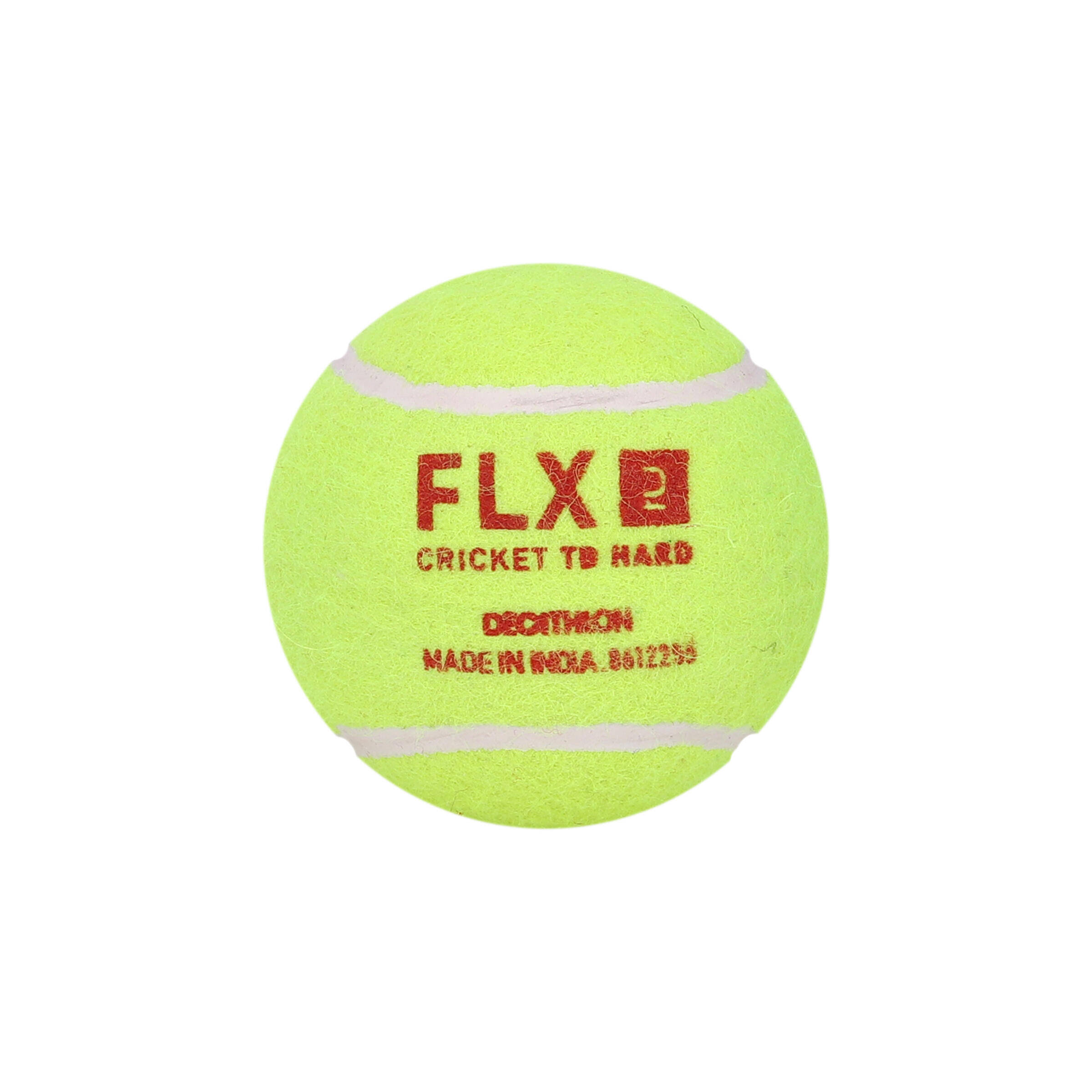Cricket Tennis Ball Hard TB Sturdy & Responsive Lime Red -  1