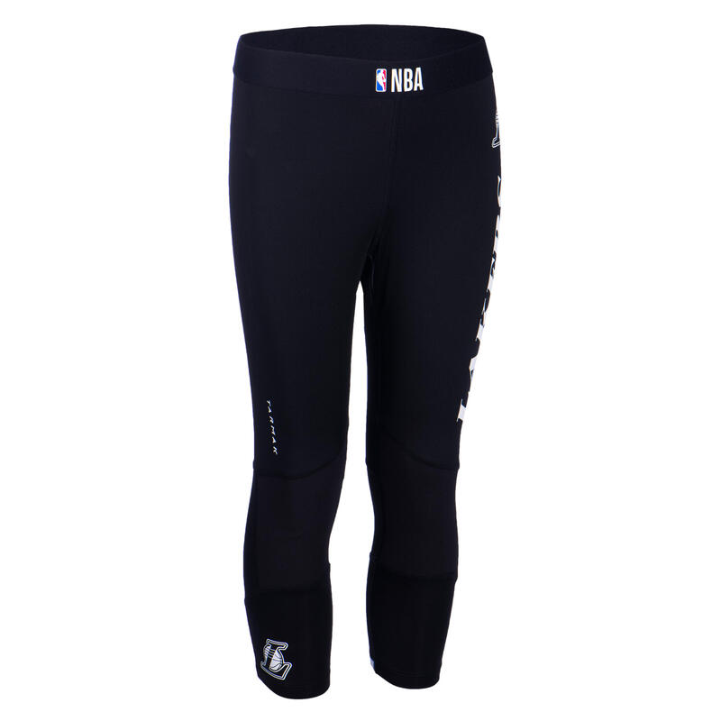COLLANT 3/4 DE BASKETBALL POUR GARCON/FILLE NBA NOIR LOS ANGELES LAKERS