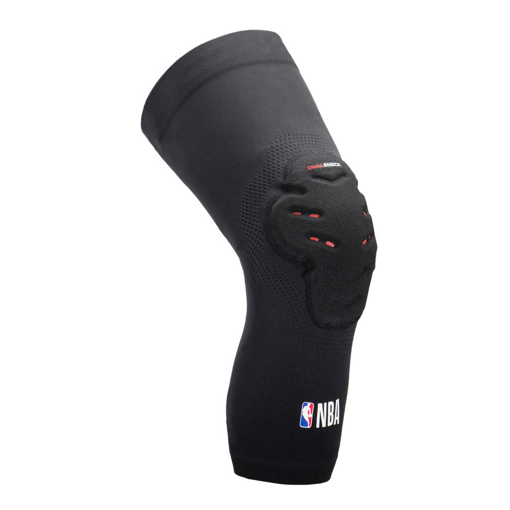 Kinder Kniebandage Basketball KP500 NBA Protector schwarz im Doppelpack