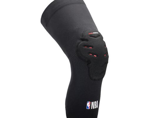 GENOUILLÈRE PROTECTION BASKETBALL POUR GARCON/FILLE KP500 NOIR NBA | DUALSHOCK