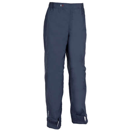 Surpantalon imperméable de voile enfant 100 bleu foncé