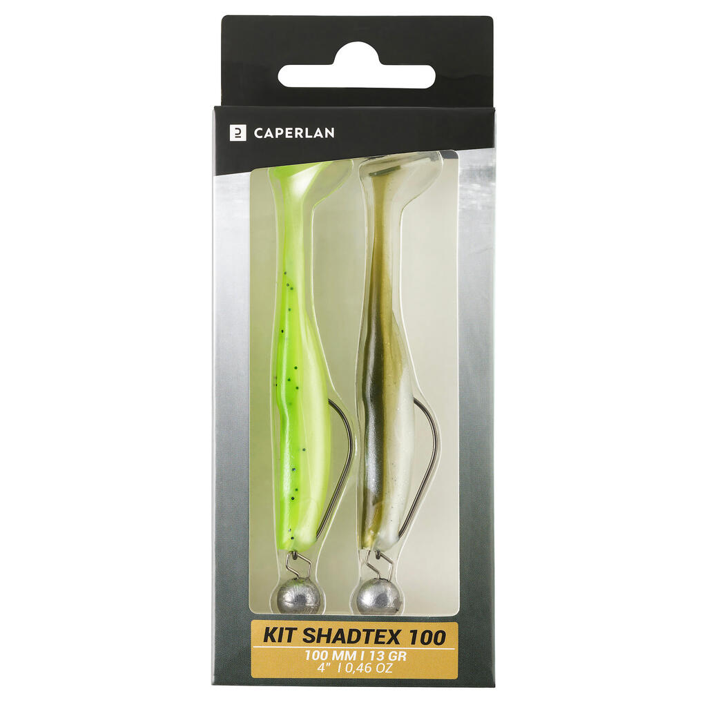 LURE FISHING SOFT LURE KIT SHADTEX 100