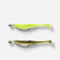 LURE FISHING KIT PERCH RTC 130 PERCH / ORANGE SHAD SOFT LURE - Decathlon