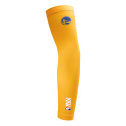 Kids' Protective Basketball Elbow Guard E500 - Yellow/NBA Golden State Warriors