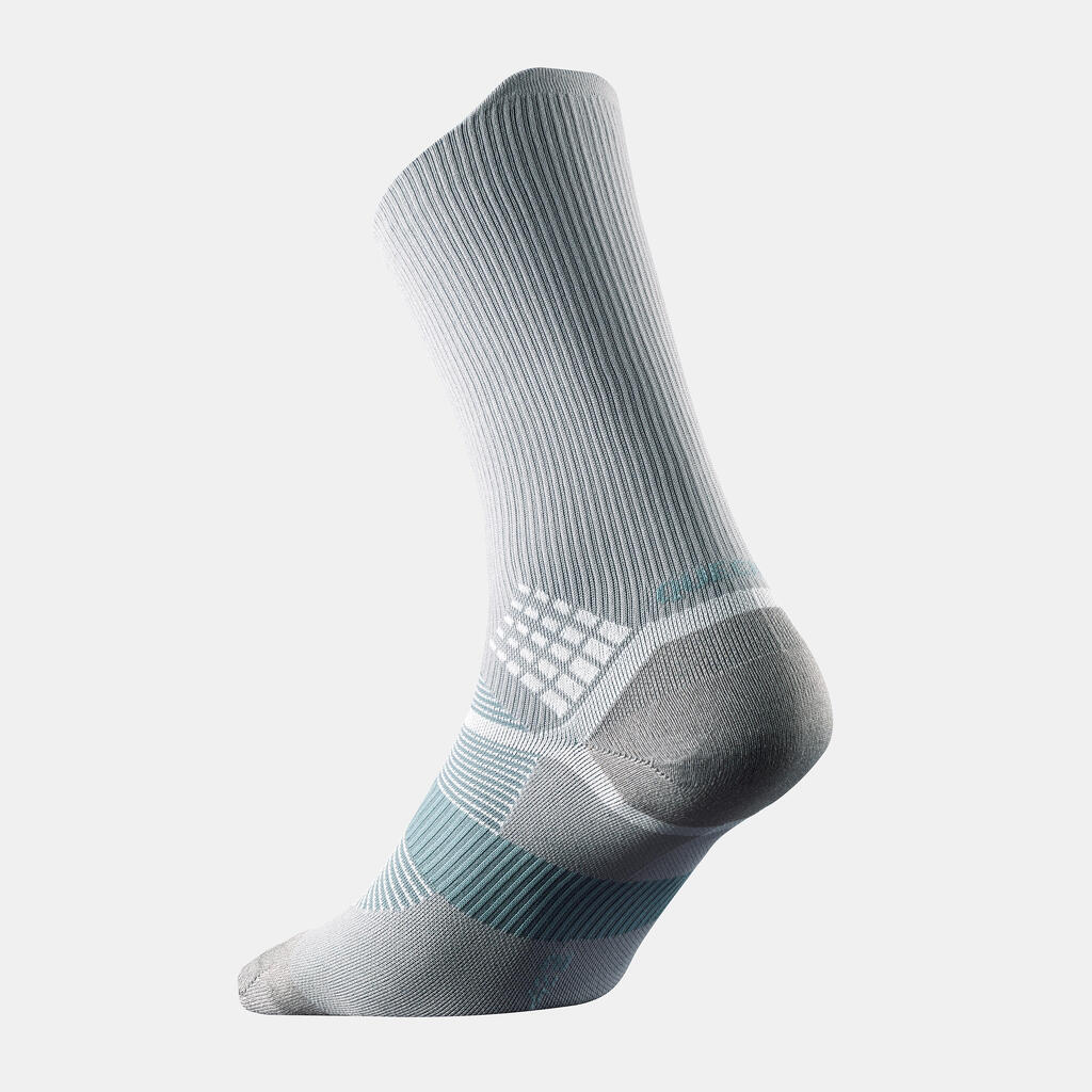 Chaussettes randonnée - Hike 520 Double High Bleu Marine x2 paires
