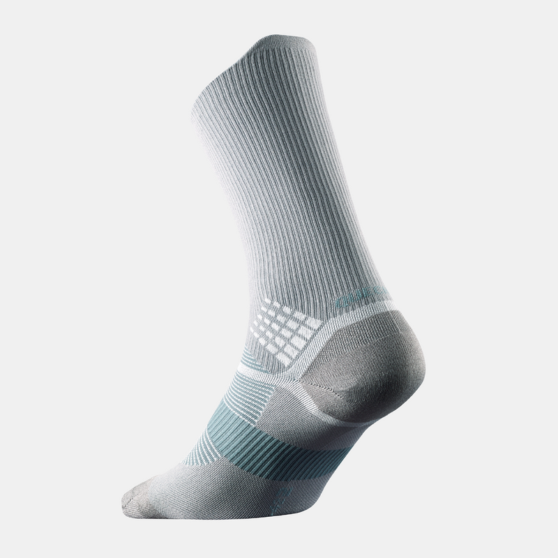 Chaussettes randonnee Hike 520 Double High Grise x2 paires pour les clubs et collectivites Decathlon Pro