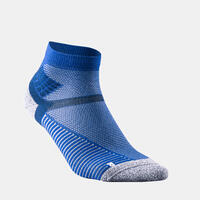 Plavo-sive srednje visoke čarape za planinarenje MH500 (2 para)