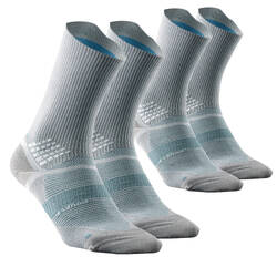 Hiking socks - Hike 520 Double High Grey x2 pairs 
